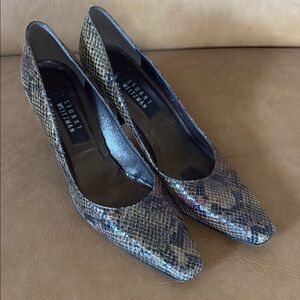Stuart Weitzman Animal Print Brown Heels Classic Pumps